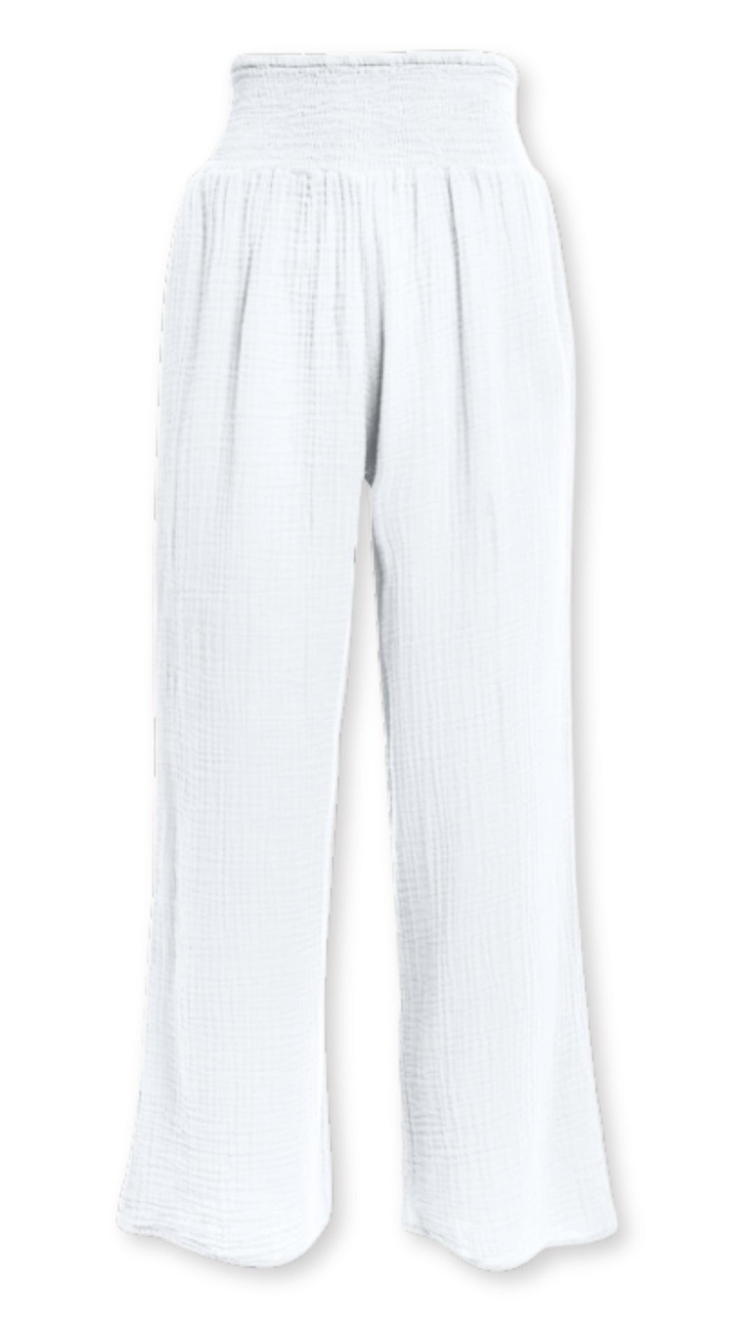 Smock Pant Gauze - White