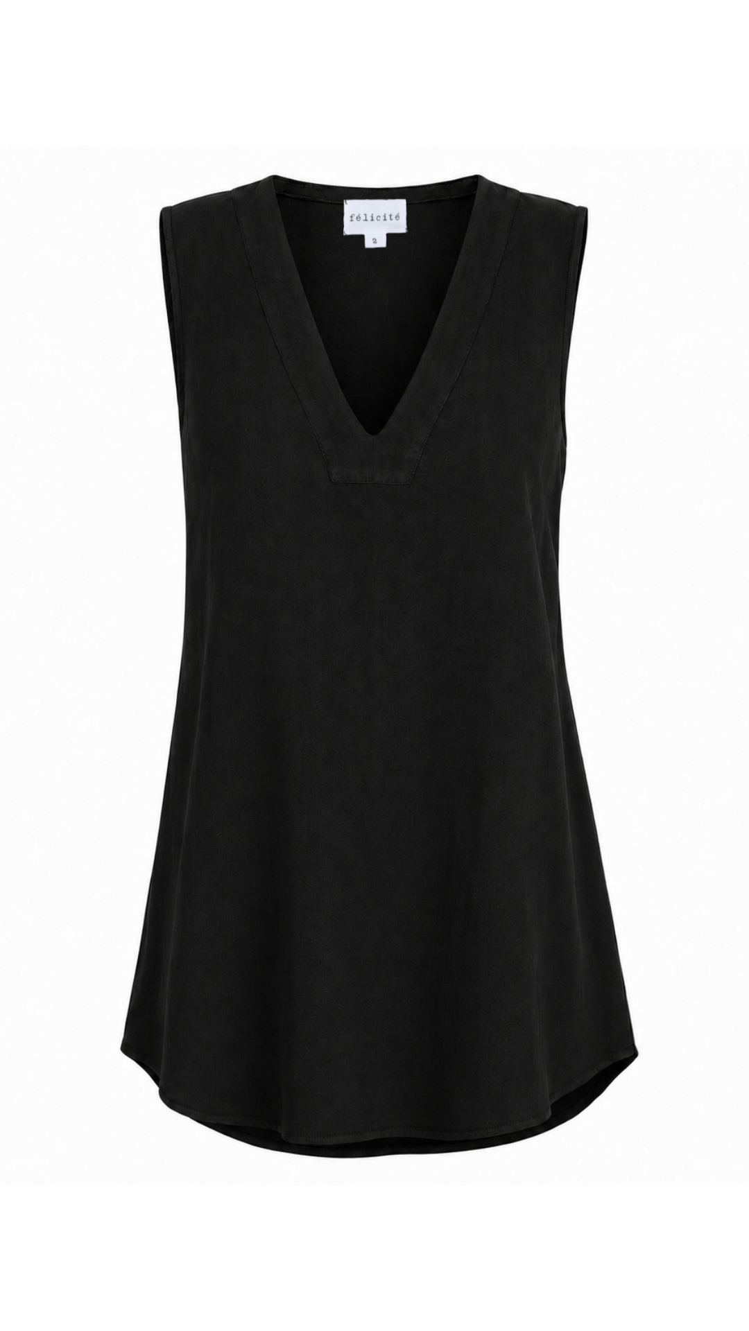 Tunic Dress Cotton Blend - Black