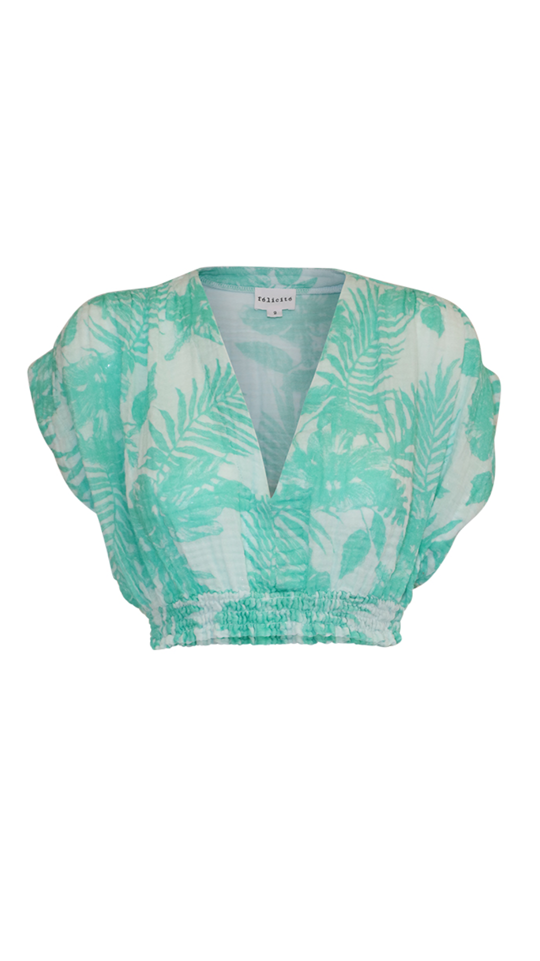 Vacay Top Gauze - Bermuda Palm