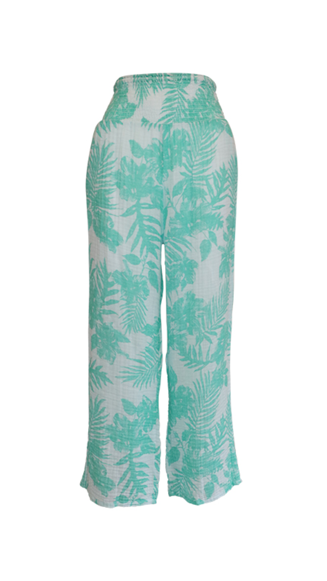 Smock Pant Gauze - Bermuda Palm
