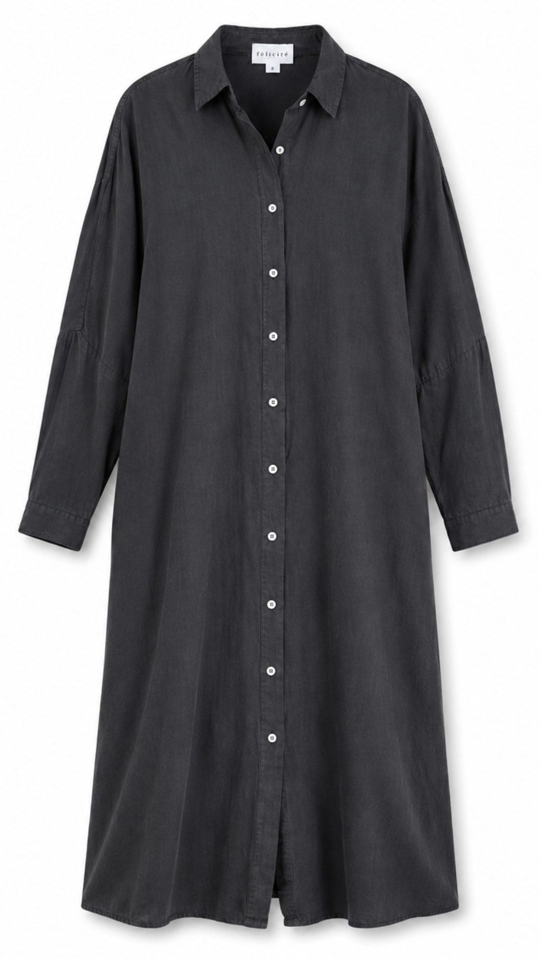 Drop Shoulder Dress Lyocell Silk - Bottega