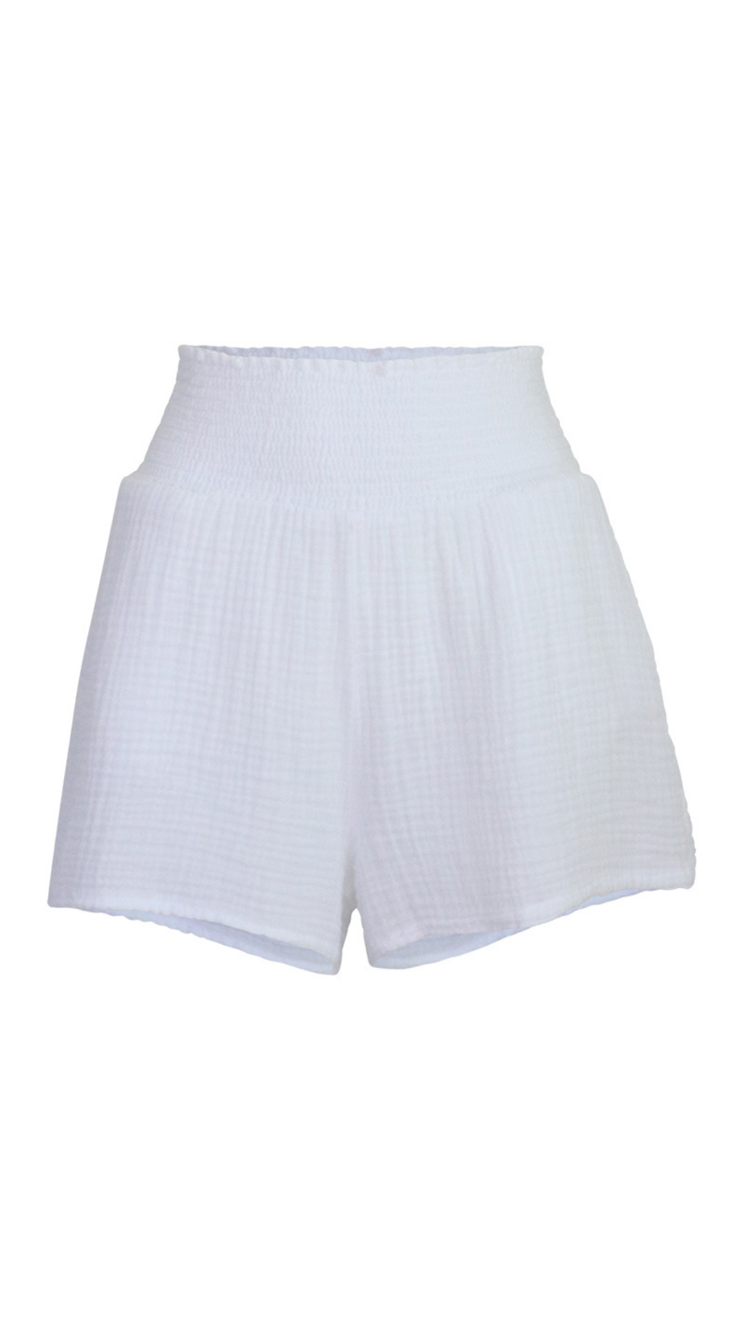 Smock Short Gauze - White
