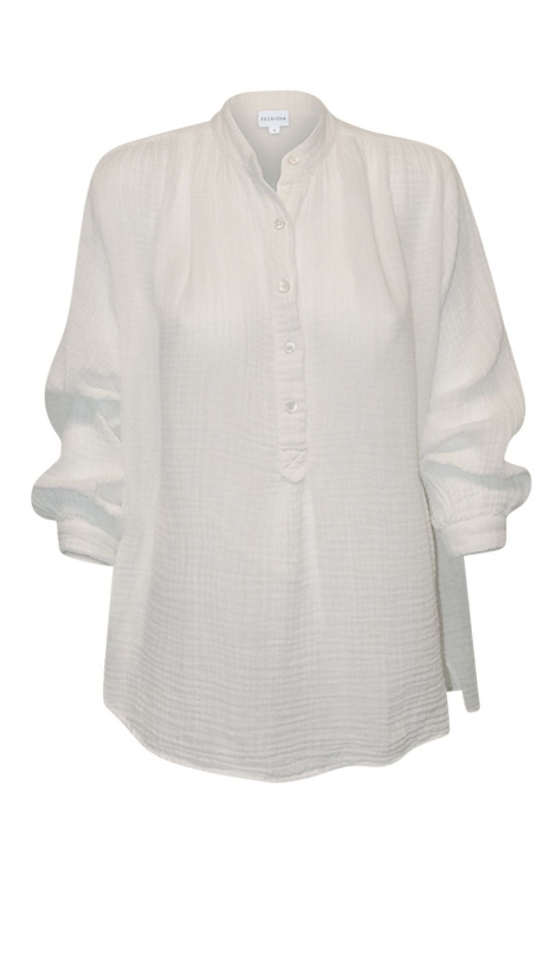 Poet Top Gauze - White