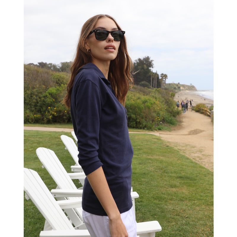 Polo Tee - Navy