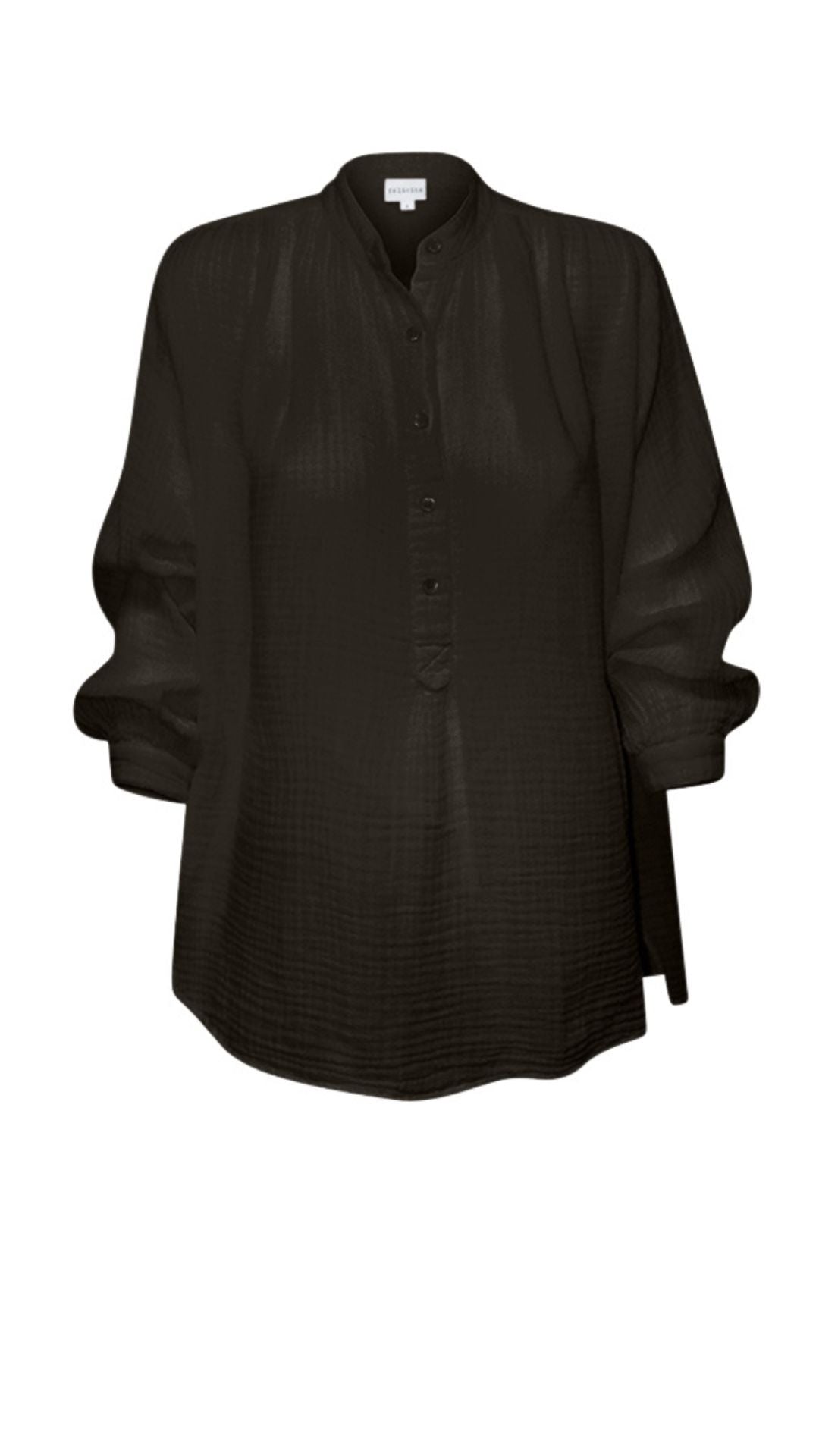 Poet Top Gauze - Black
