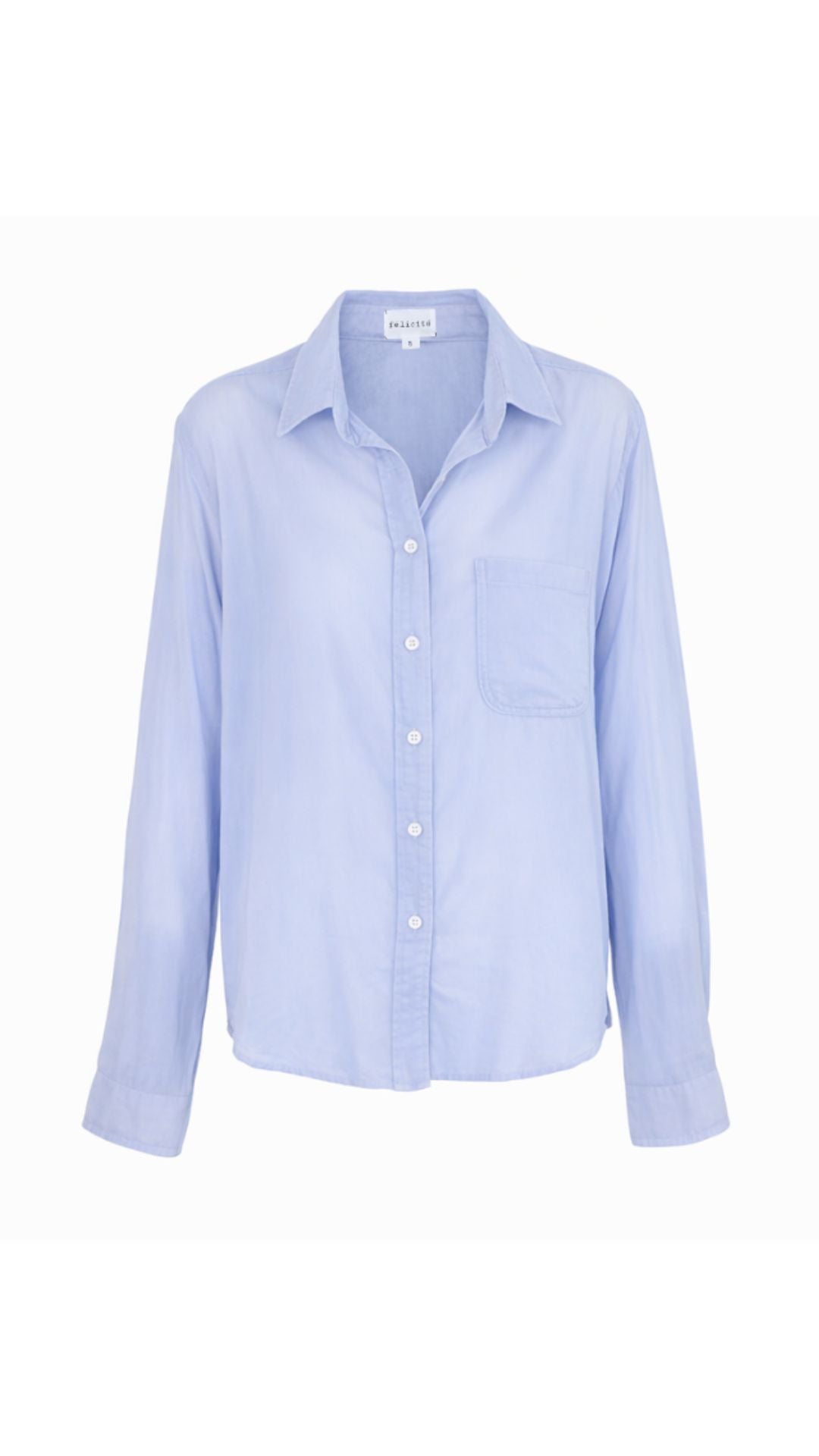 Boyfriend Top Cotton Voile - Sky