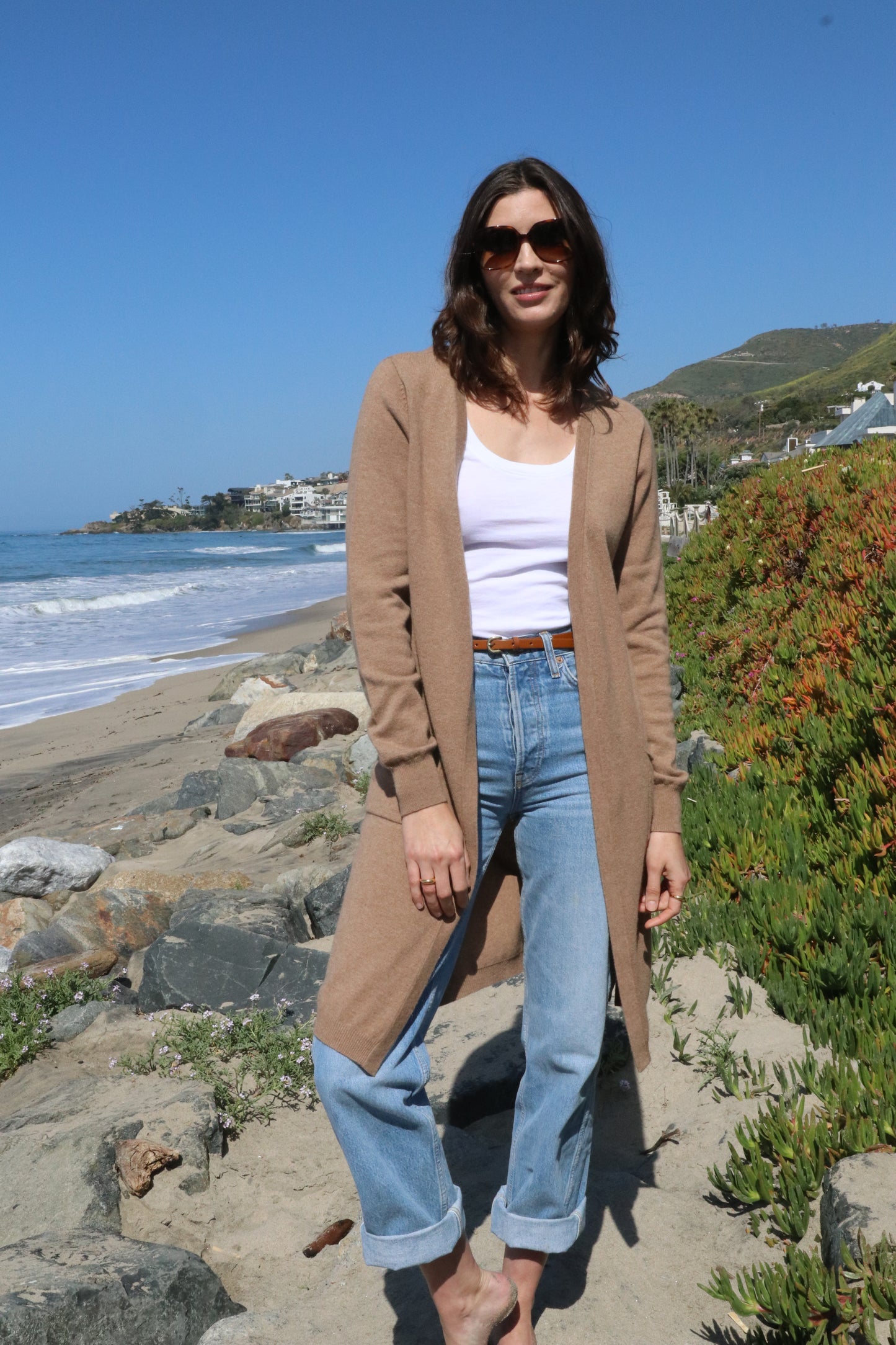 Pocket Cardigan Cashmere Daschund