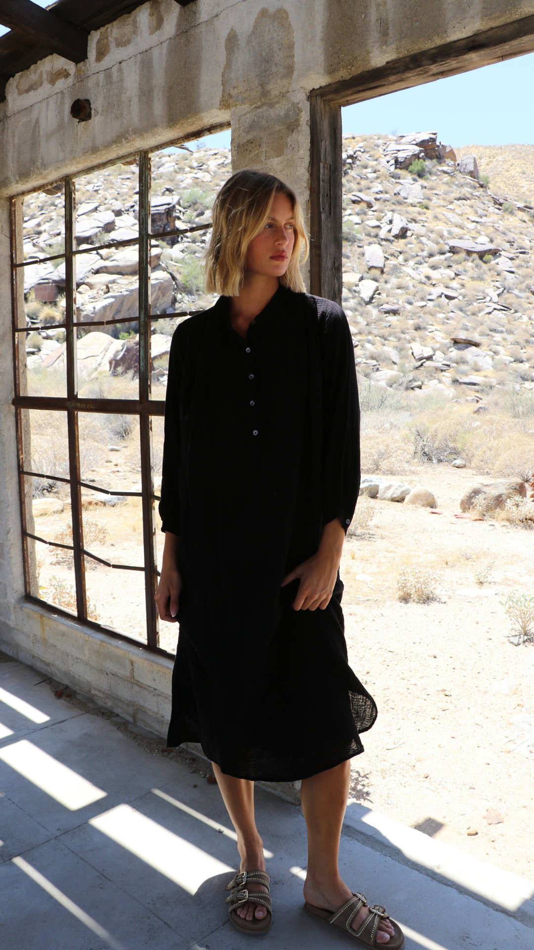 Poet Dress Gauze