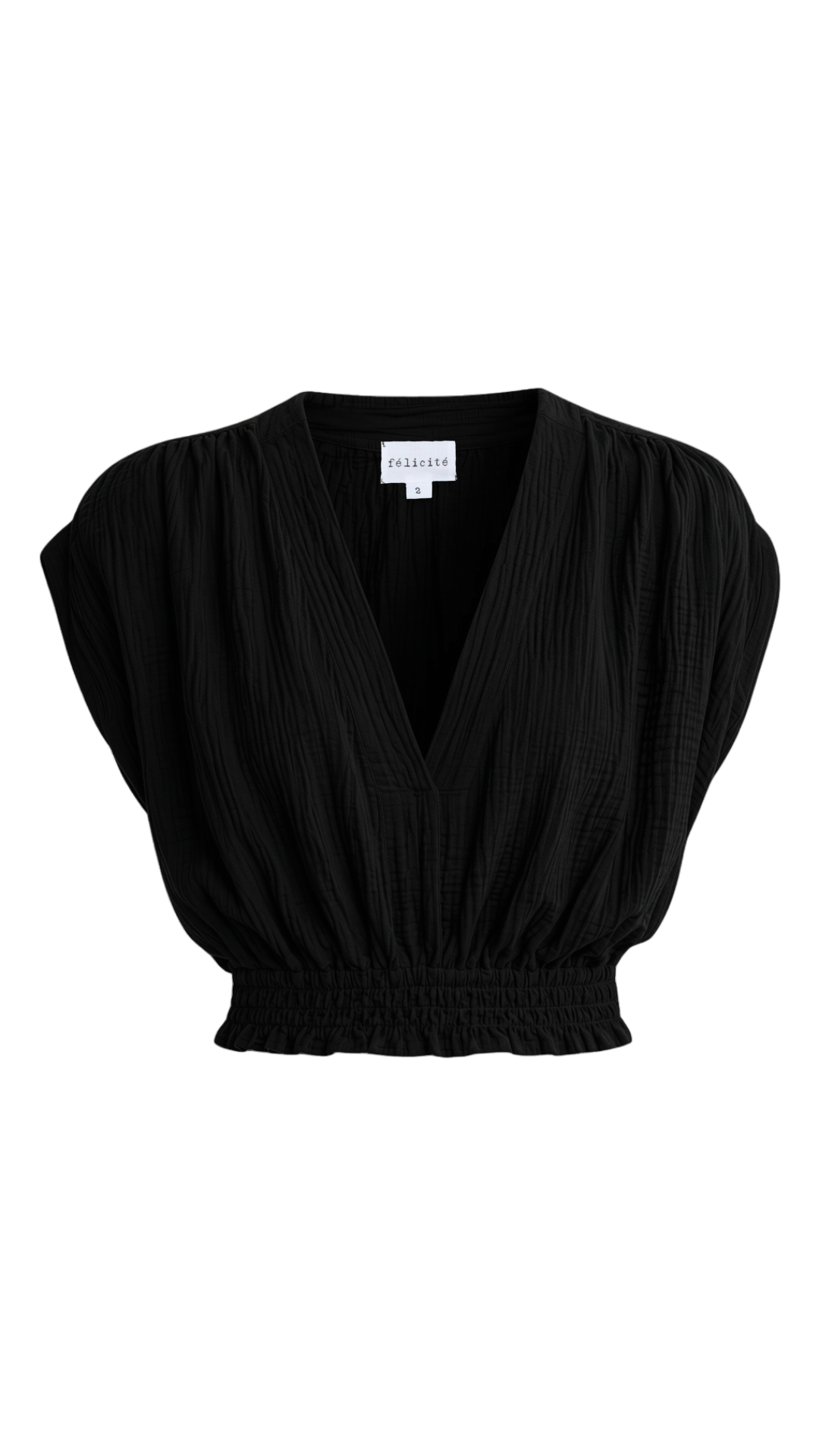 Vacay Top Gauze - Black