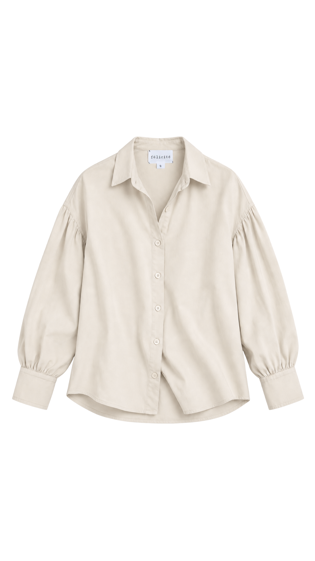 Drop Shoulder Shirt Lyocell Silk - Taupe