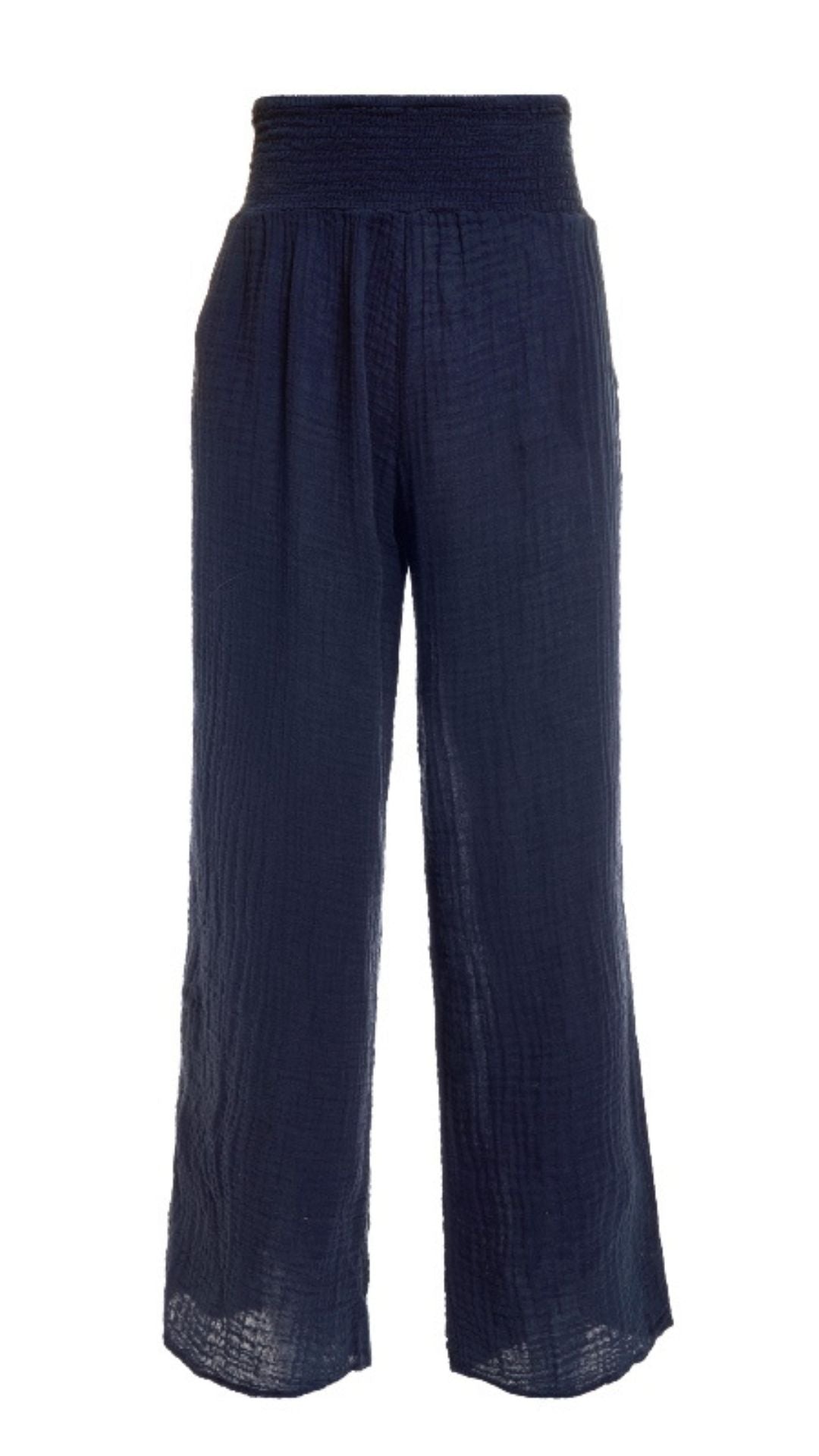 Smock Pant Gauze - Navy