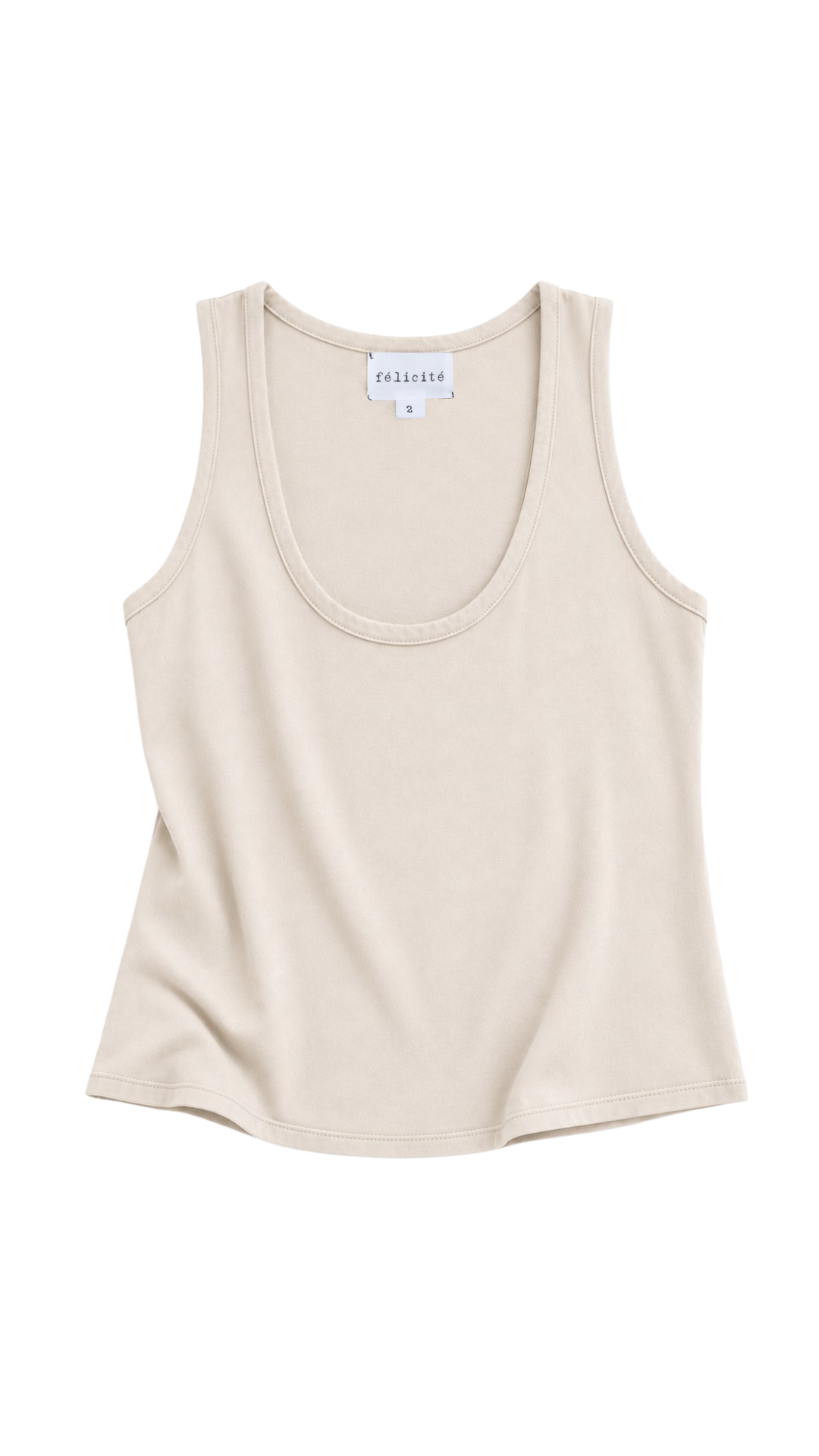 Racerback Tank Lyocell Silk - Taupe