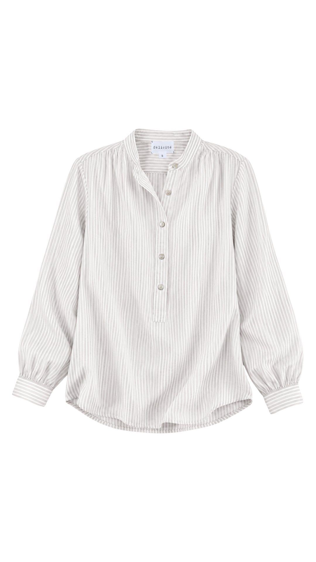 Poet Top Lyocell Silk - Canolli Stripe