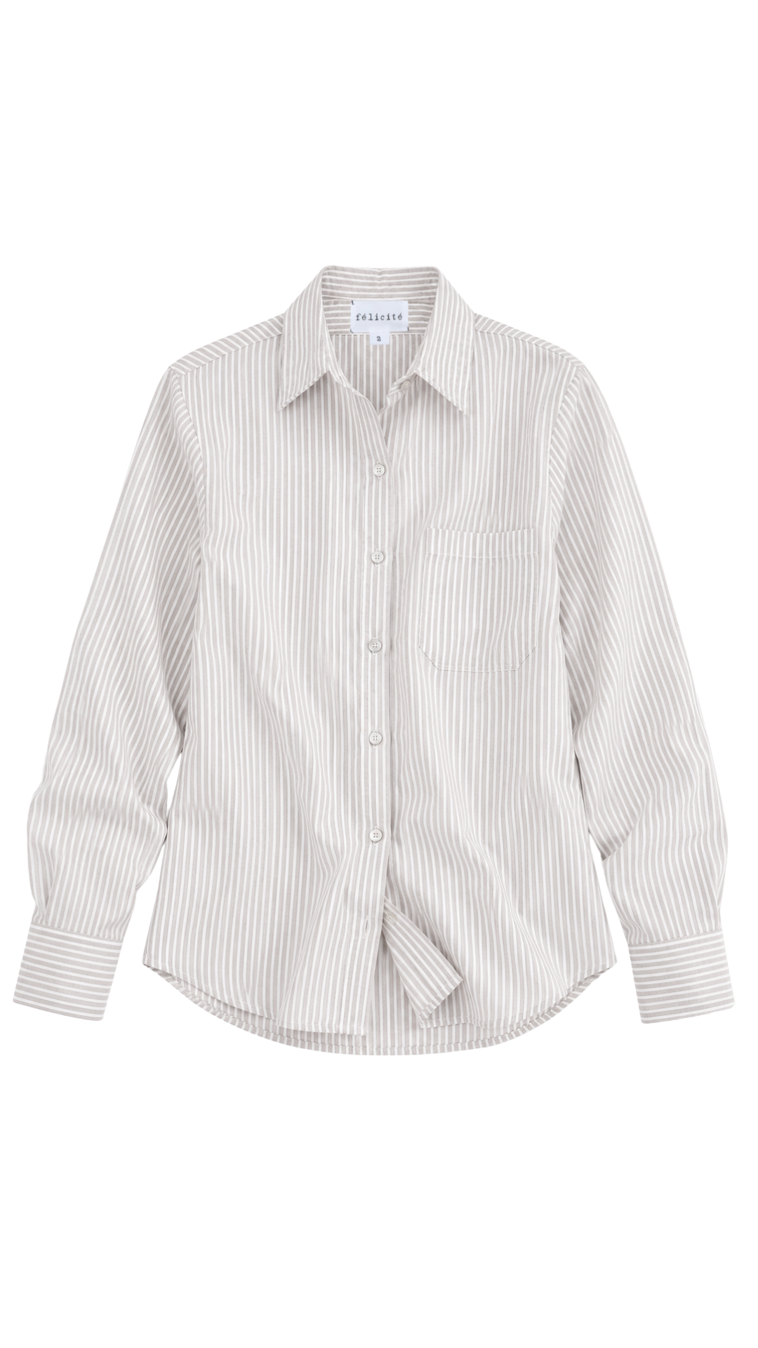 Boyfriend Top Lyocell Silk - Canolli Stripe