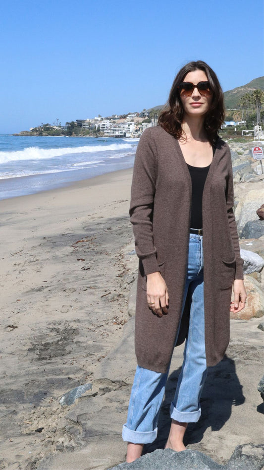 Pocket Cardigan Cashmere French Toast