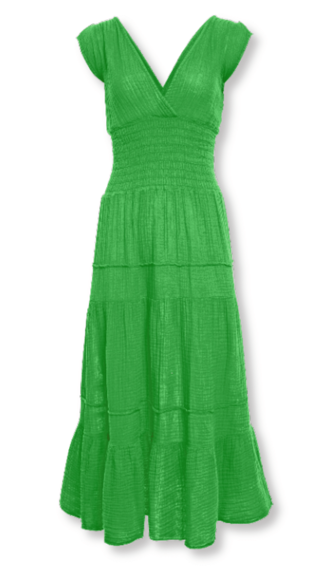 Smocked Dress Gauze  - Sherbert