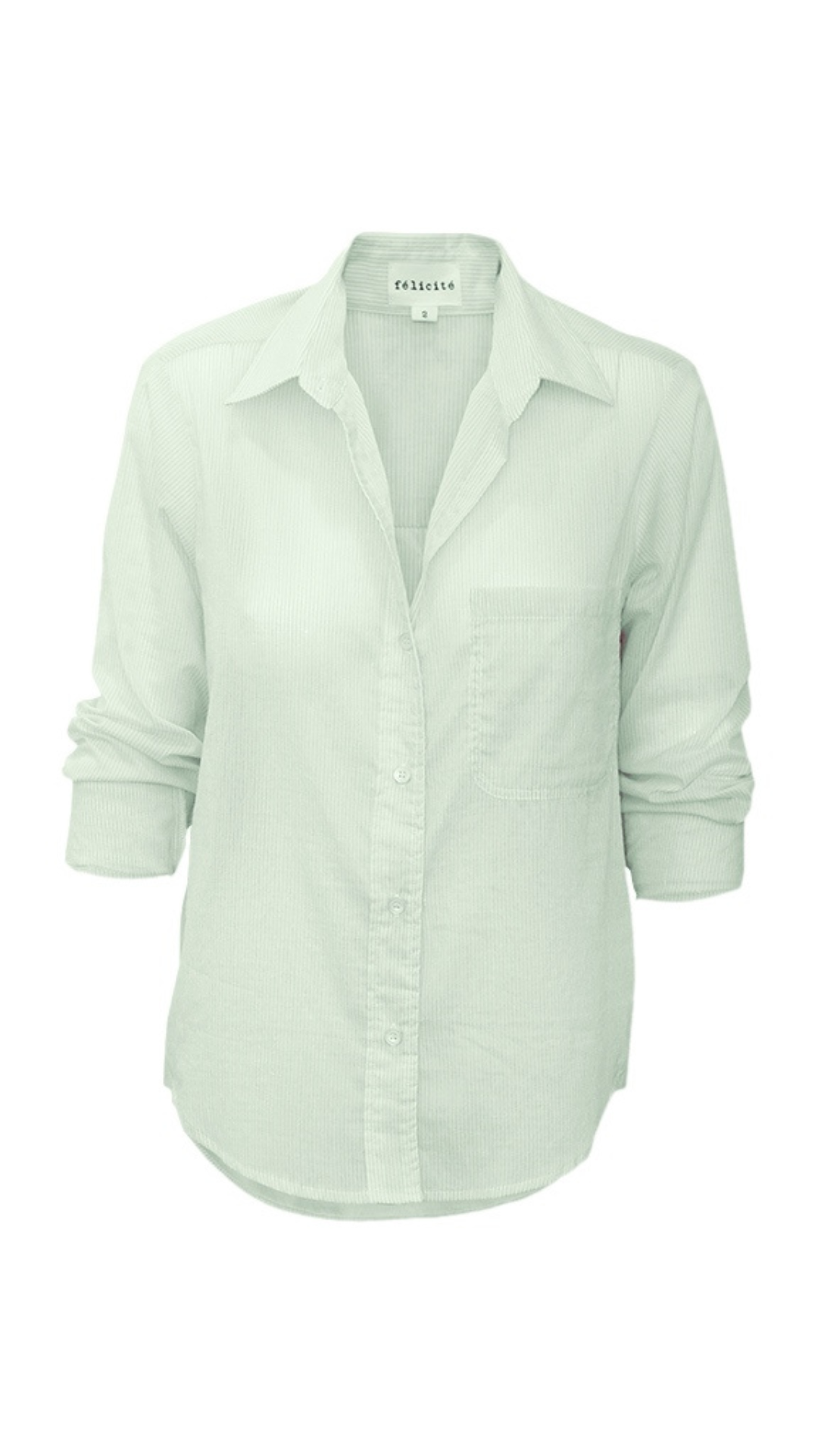 Boyfriend Top - Green Stripe