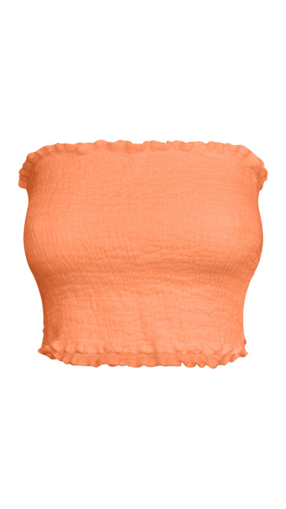 Smocked Tube Top - Mamey