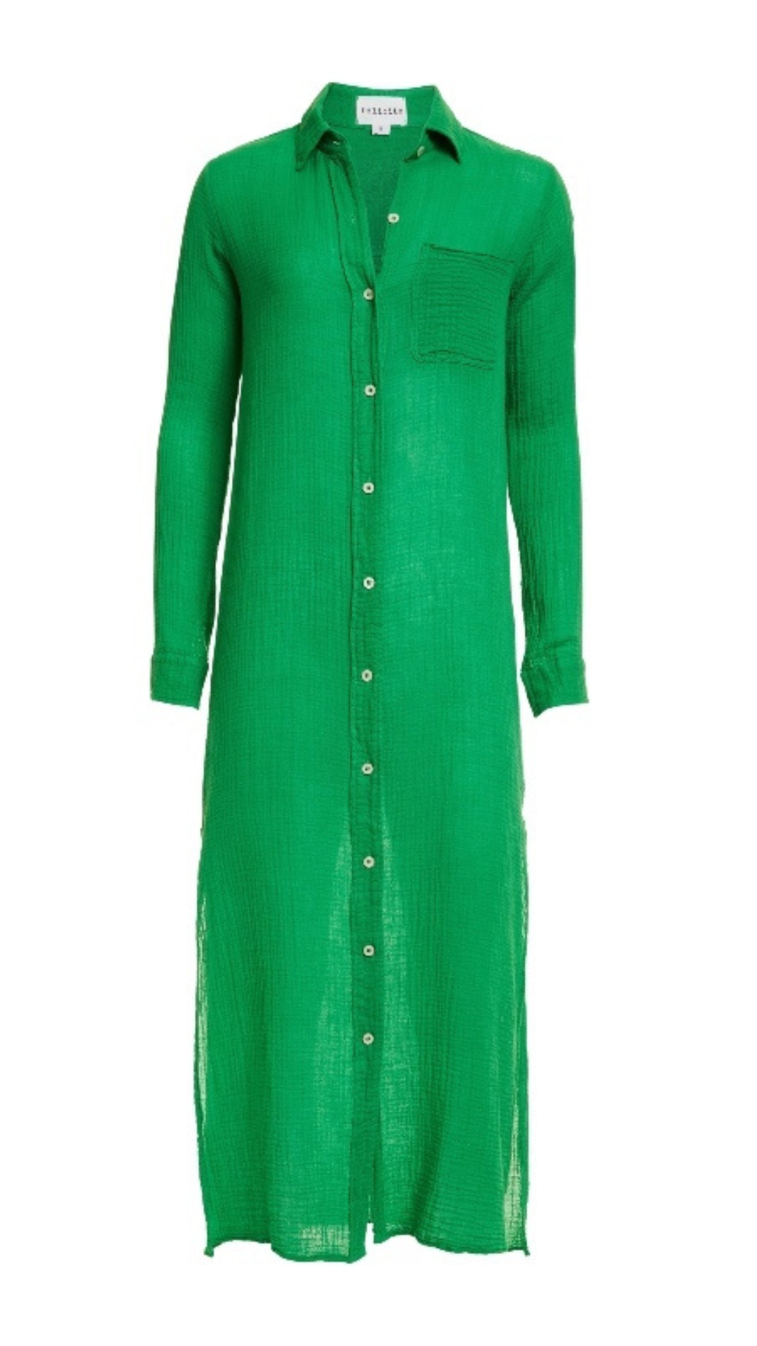 Boyfriend Maxi Dress Gauze - Golf Course