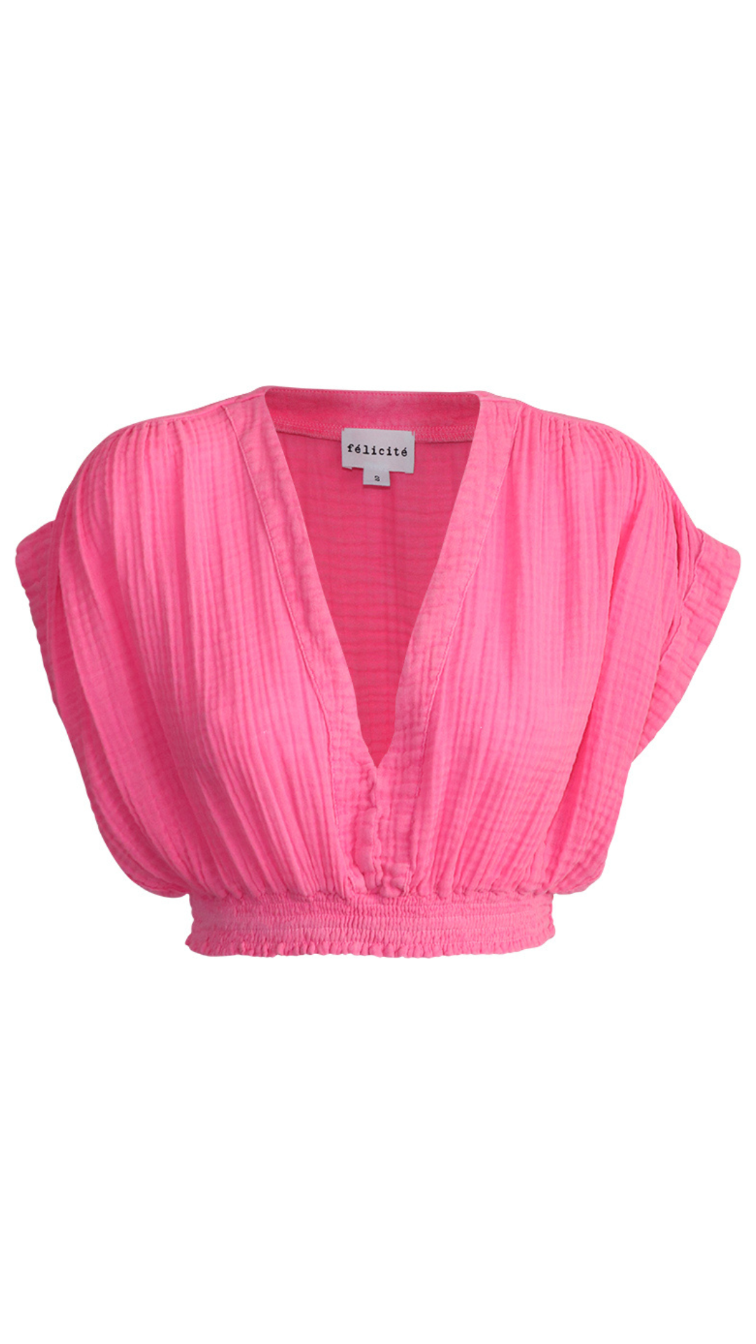 Vacay Top Gauze  - Bubblegum