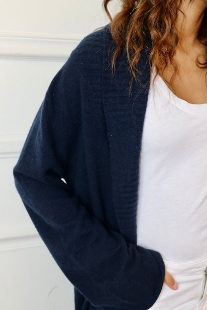 Cashmere Duster -Navy